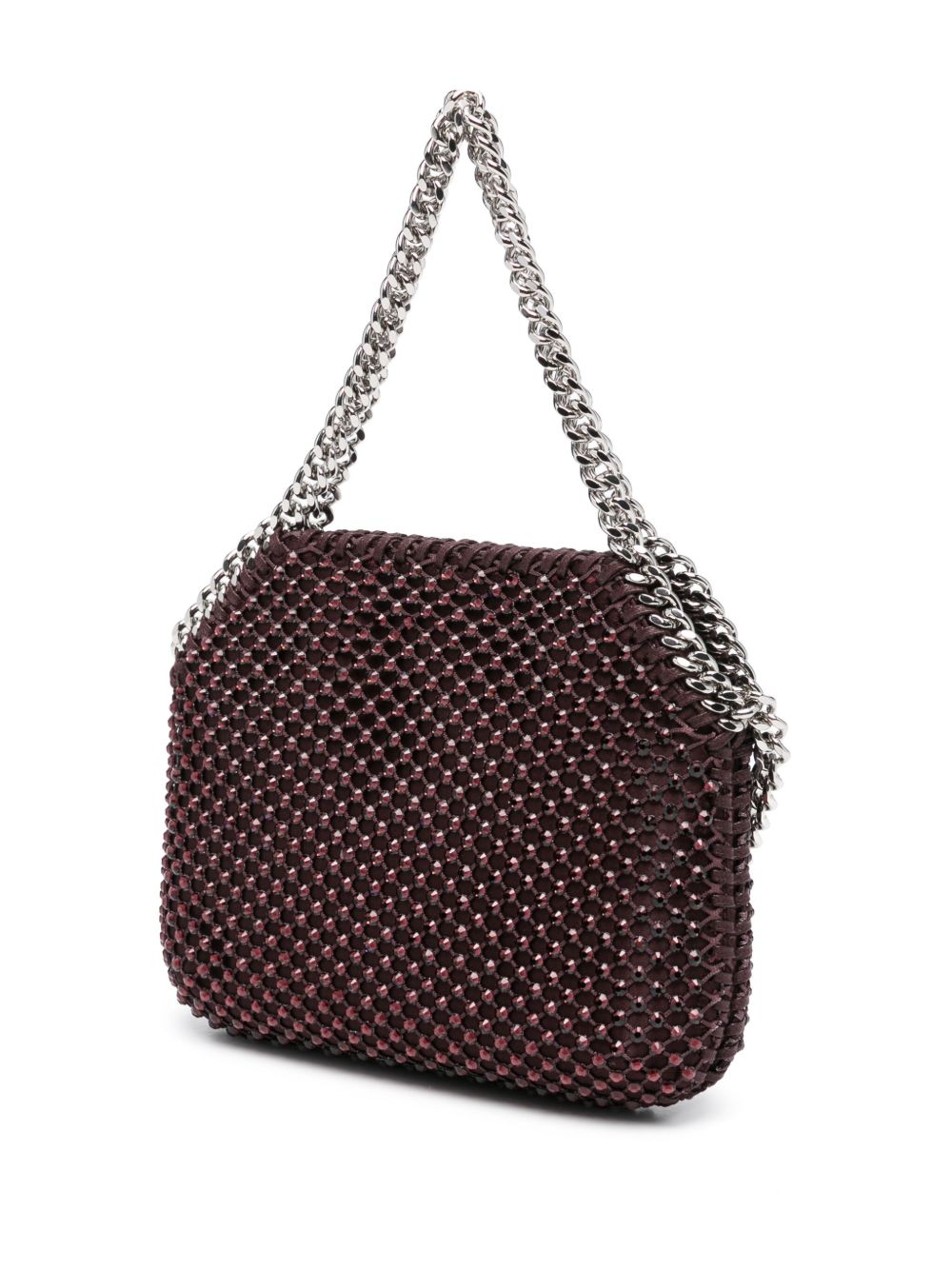 Stella McCartney Bags.. Bordeaux mini Falabella Crystal tote