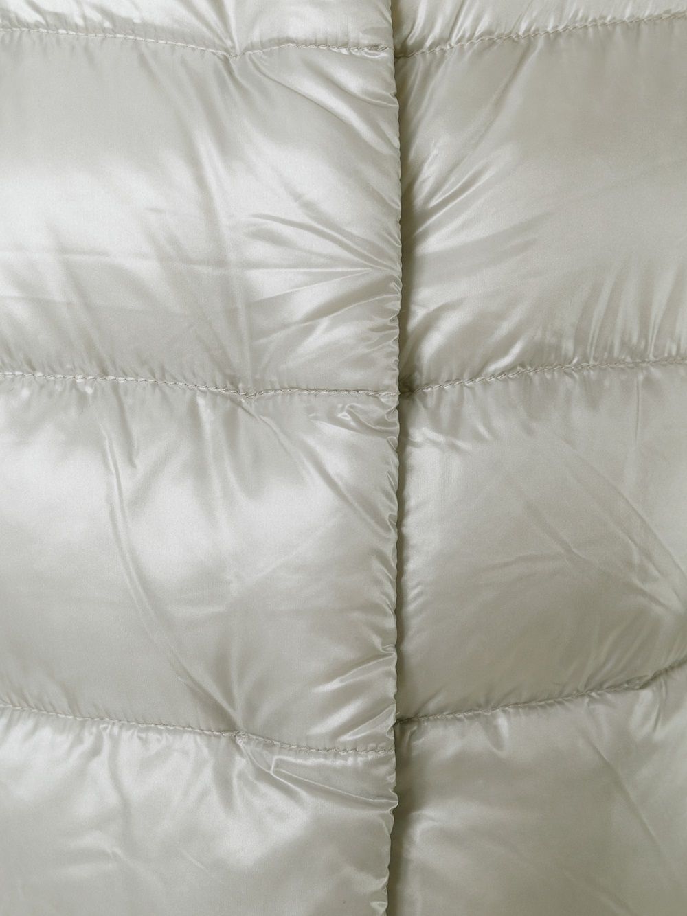 Herno Light Grey Down Coat — Long Padded Jacket