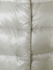Herno Light Grey Down Coat — Long Padded Jacket