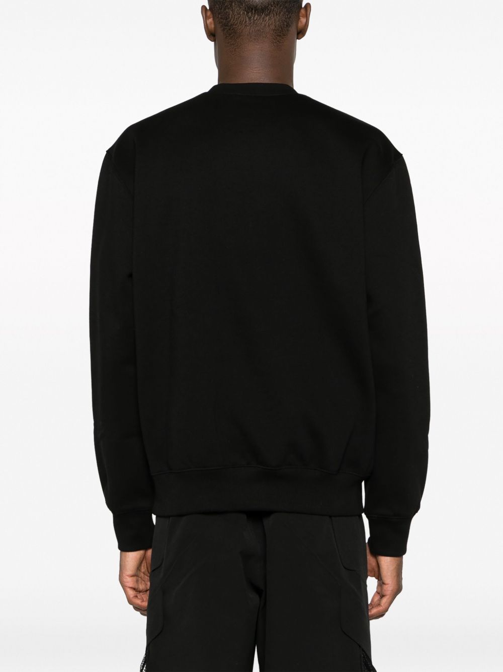 Carhartt WIP PRE Black Logo Cotton Crewneck Sweater