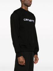 Carhartt WIP PRE Black Logo Cotton Crewneck Sweater