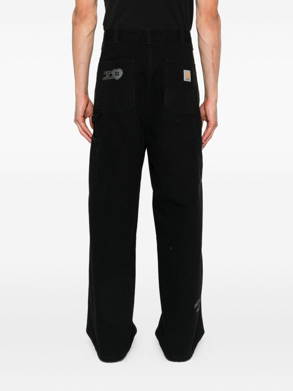 Carhartt Wip Pre Trousers Black in silk and nylon