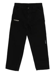 Carhartt Wip Pre Trousers Black in silk and nylon