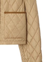 Beige quilted nylon jacket — Burberry women’s jacket
