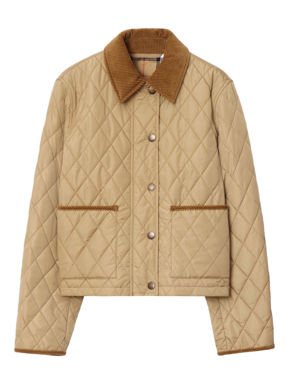 Beige quilted nylon jacket — Burberry women’s jacket