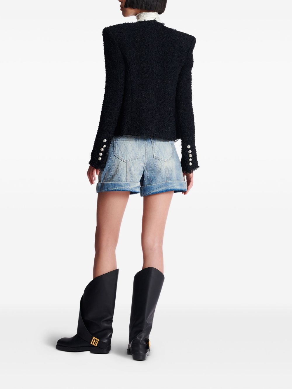 Balmain Jackets Black