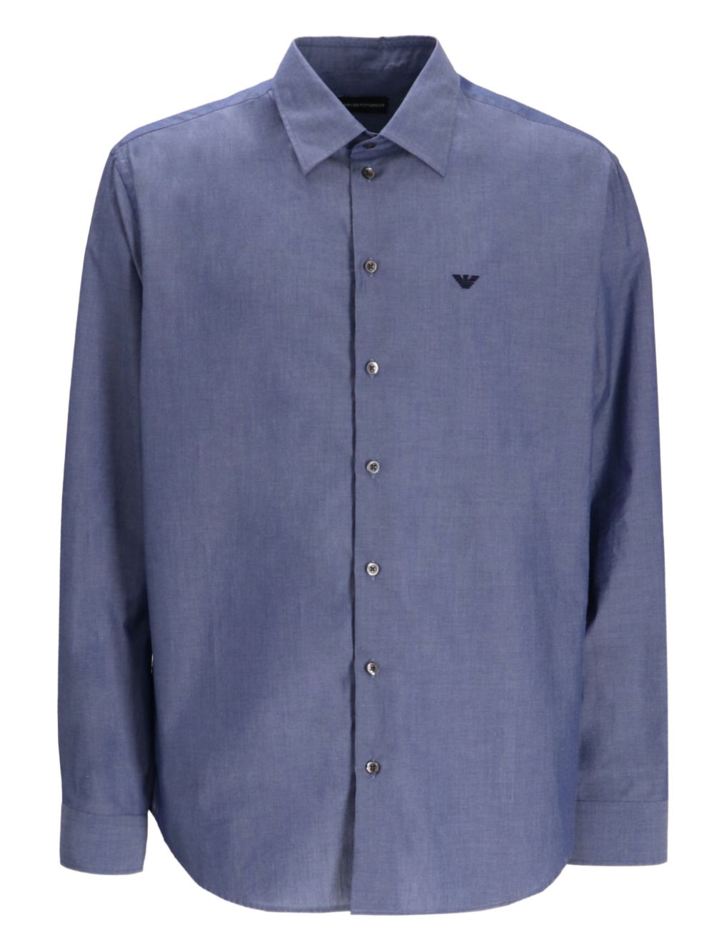 Emporio Armani Grey Shirt — Tailored Cotton Comfort