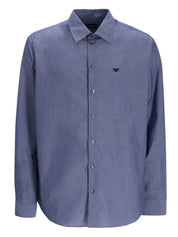 Emporio Armani Grey Shirt — Tailored Cotton Comfort