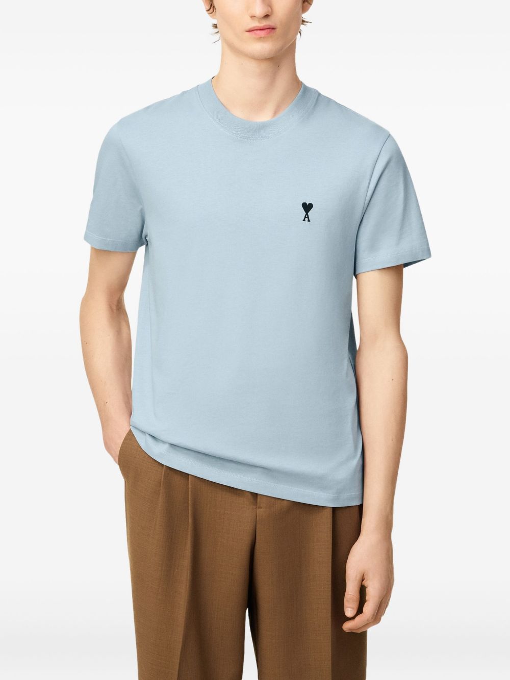 Ami Paris T-shirts and Polos Clear Blue