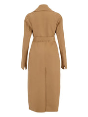 Stella McCartney Coats Camel wool wrap coat
