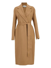 Stella McCartney Coats Camel wool wrap coat