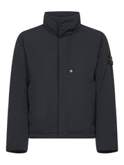 Stone Island Jackets Black padded nylon windbreaker