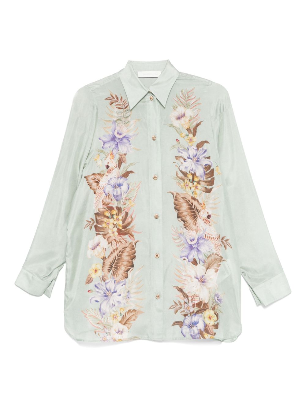 Chemise en soie imprimée Coco de Zimmermann Shirts