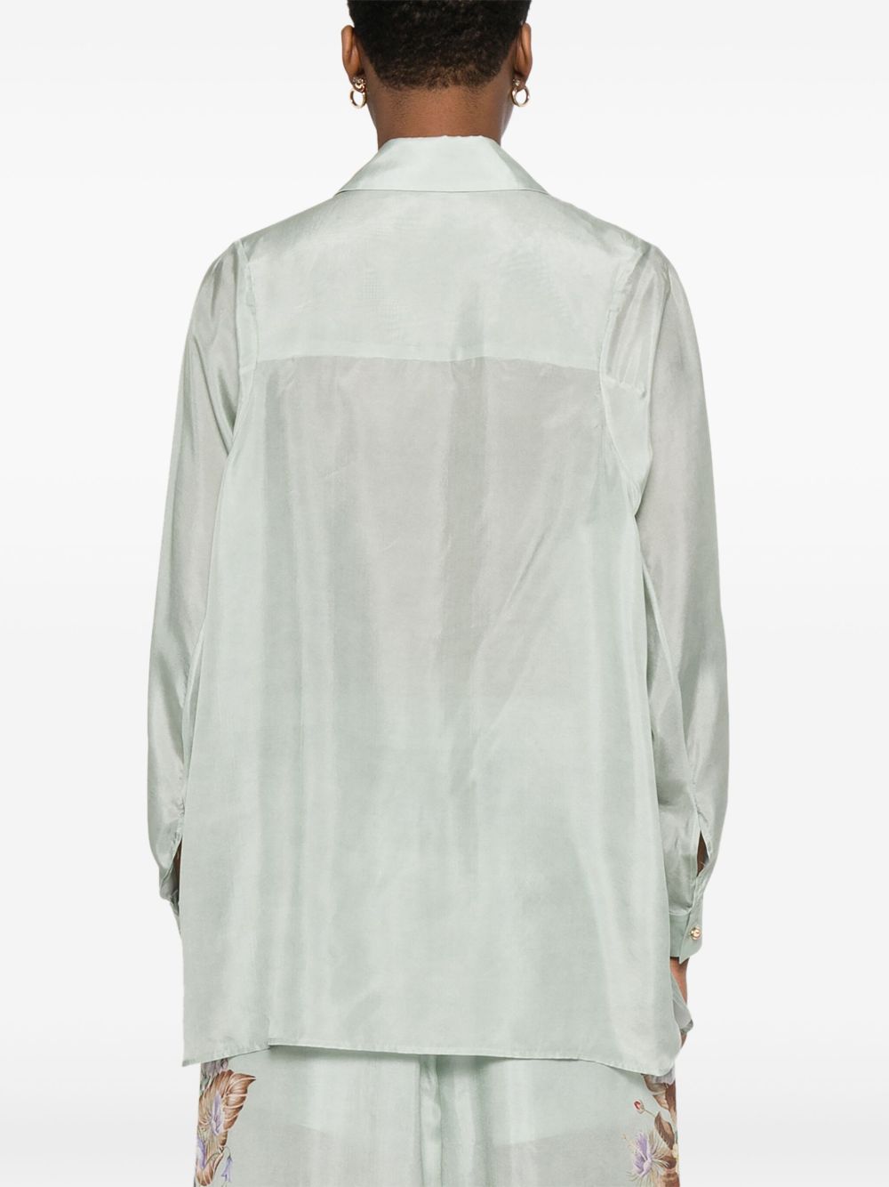 Chemise en soie imprimée Coco de Zimmermann Shirts