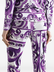 Dolce & Gabbana Trousers Purple slim cut