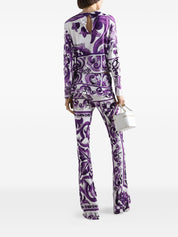 Dolce & Gabbana Trousers Purple slim cut