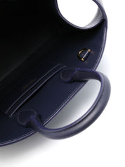 Sacs Ferragamo. Mini sac fourre-tout en cuir bleu