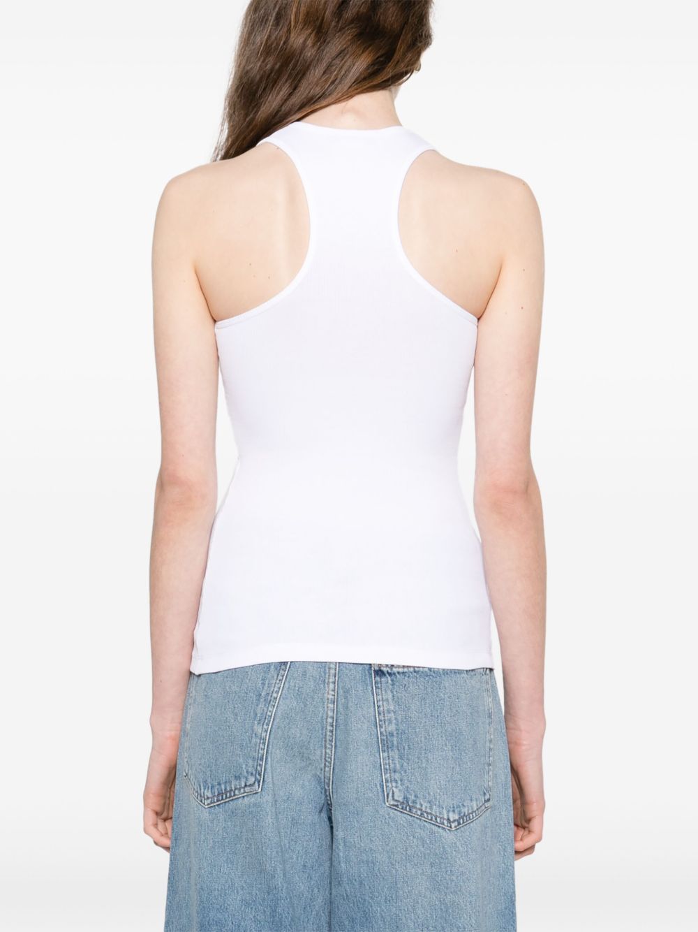 Stella McCartney Top White racerback tank