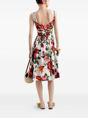 Dolce & Gabbana Dresses White cotton midi dress