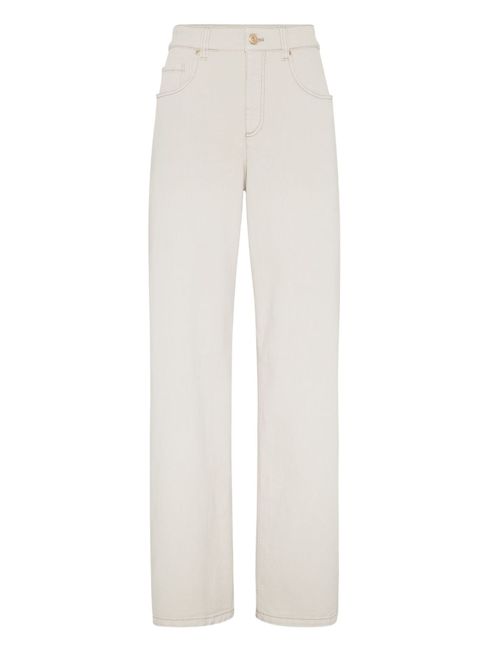 Brunello Cucinelli Trousers White cotton