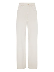 Brunello Cucinelli Trousers White cotton