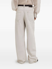 Brunello Cucinelli Trousers White cotton