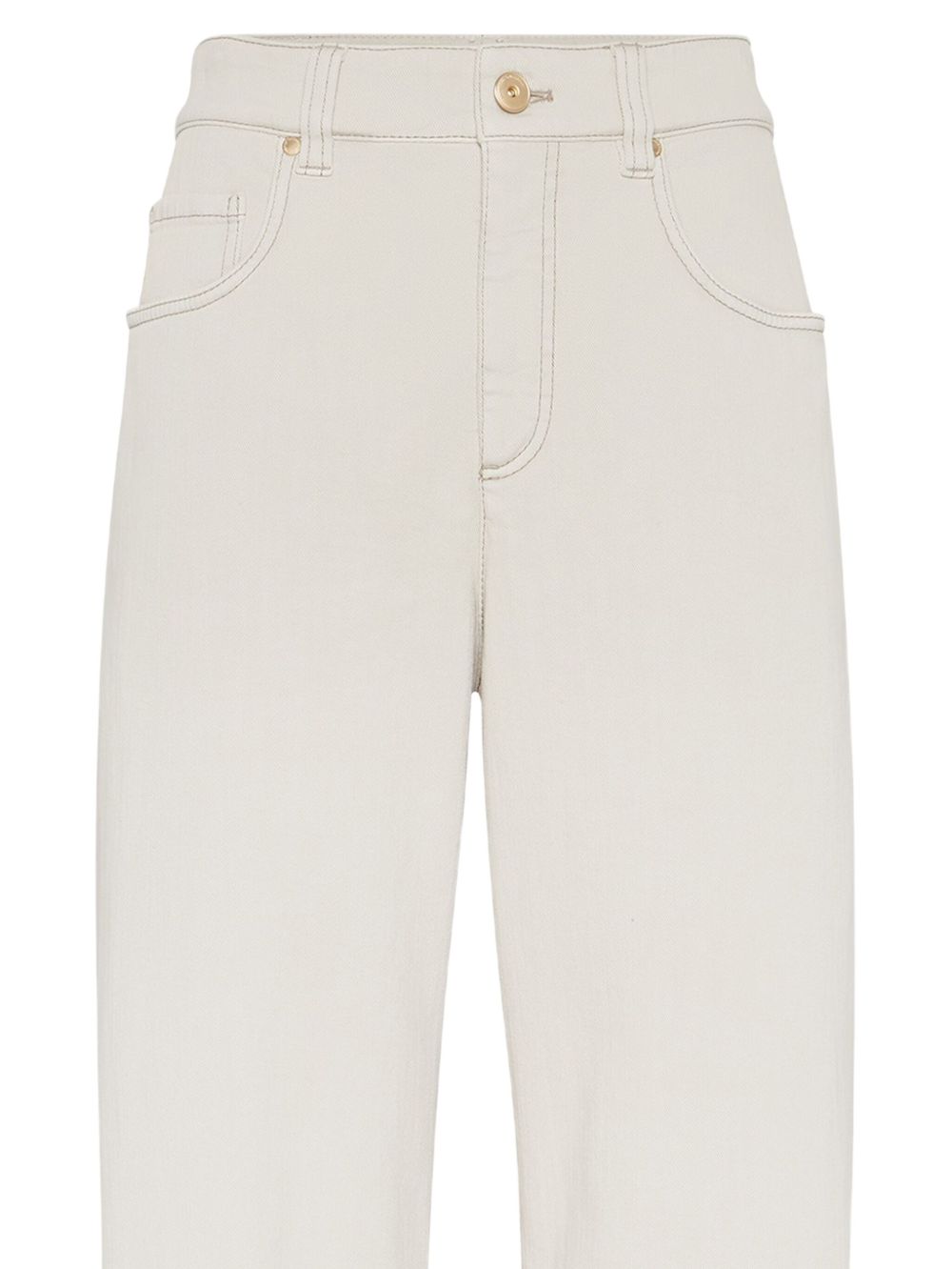 Brunello Cucinelli Trousers White cotton
