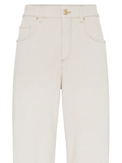 Brunello Cucinelli Trousers White cotton