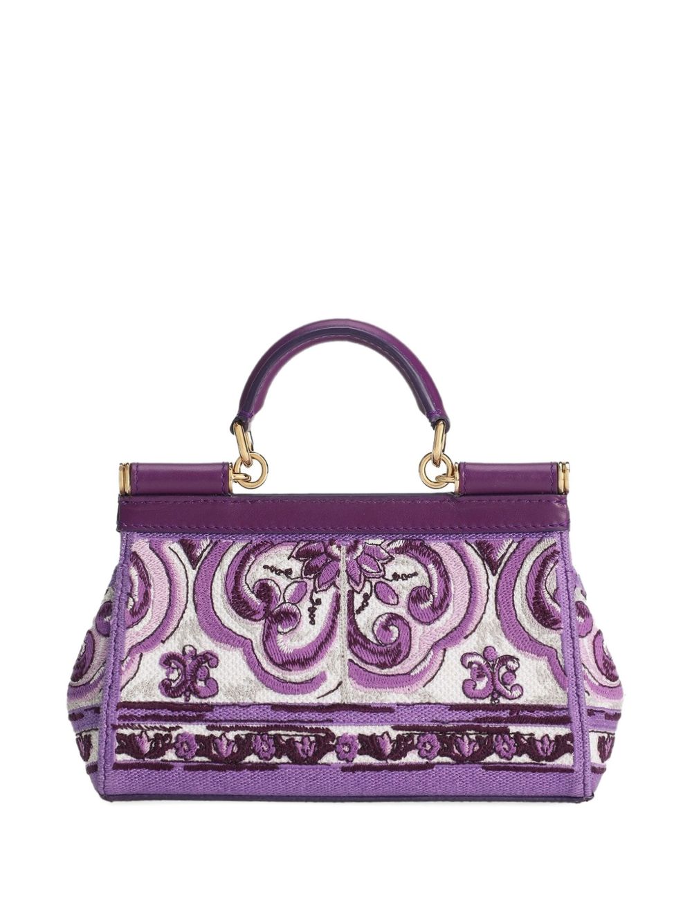 Dolce & Gabbana Small Sicily handbag with Maiolica embroidery