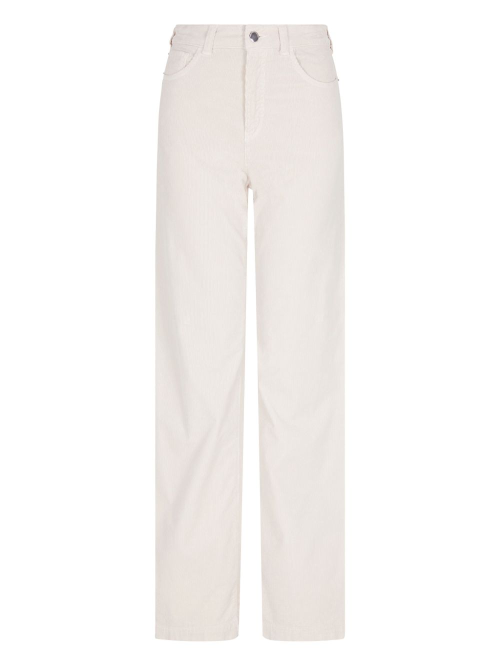 Emporio Armani Jeans Ivory — Wide‑Leg Corduroy Jeans
