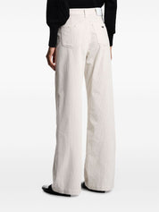 Emporio Armani Jeans Ivory — Wide‑Leg Corduroy Jeans