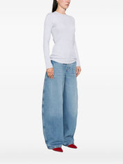 Brunello Cucinelli grey cotton crewneck sweater