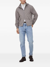 Brunello Cucinelli Coats Cazadora resistente al agua gris paloma