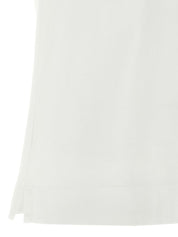 Brunello Cucinelli White Cotton T-Shirt — Women’s Polo Elegance
