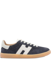 HOGAN PRE Blue Sneakers — Silk & Nylon Comfort