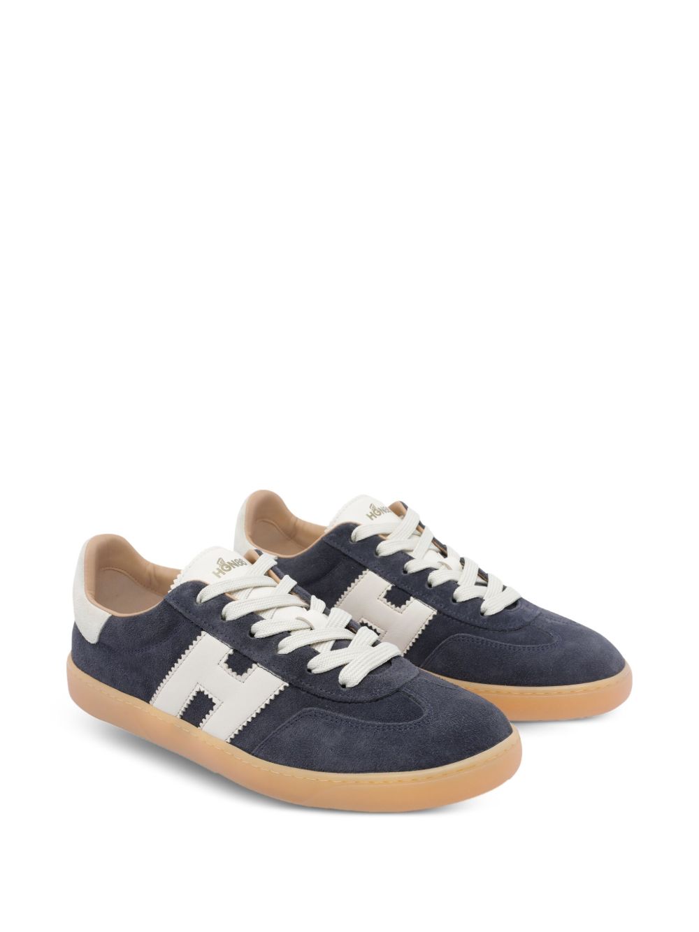 HOGAN PRE Blue Sneakers — Silk & Nylon Comfort