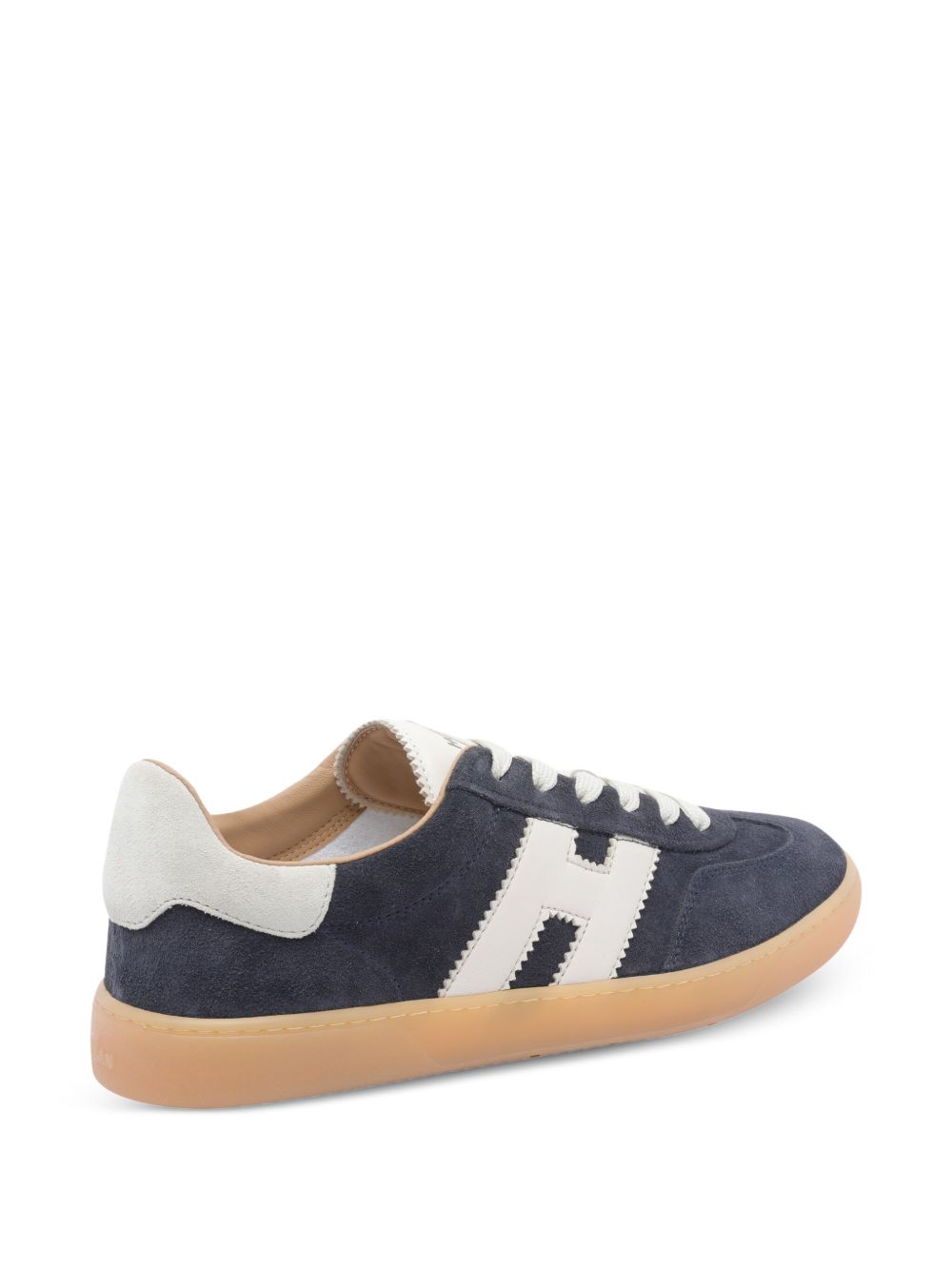 HOGAN PRE Blue Sneakers — Silk & Nylon Comfort