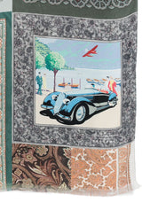 Pierre Louis Mascia Scarfs in Grey Silk