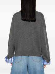 Grey Cashmere Crewneck — Brunello Cucinelli Sweater