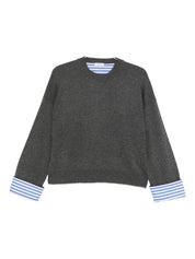 Grey Cashmere Crewneck — Brunello Cucinelli Sweater