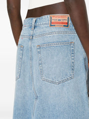 Diesel Skirts Clear Blue denim long skirt