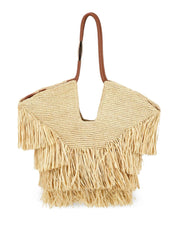 Sacs Zimmermann. Sac cabas en raphia beige