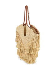 Sacs Zimmermann. Sac cabas en raphia beige