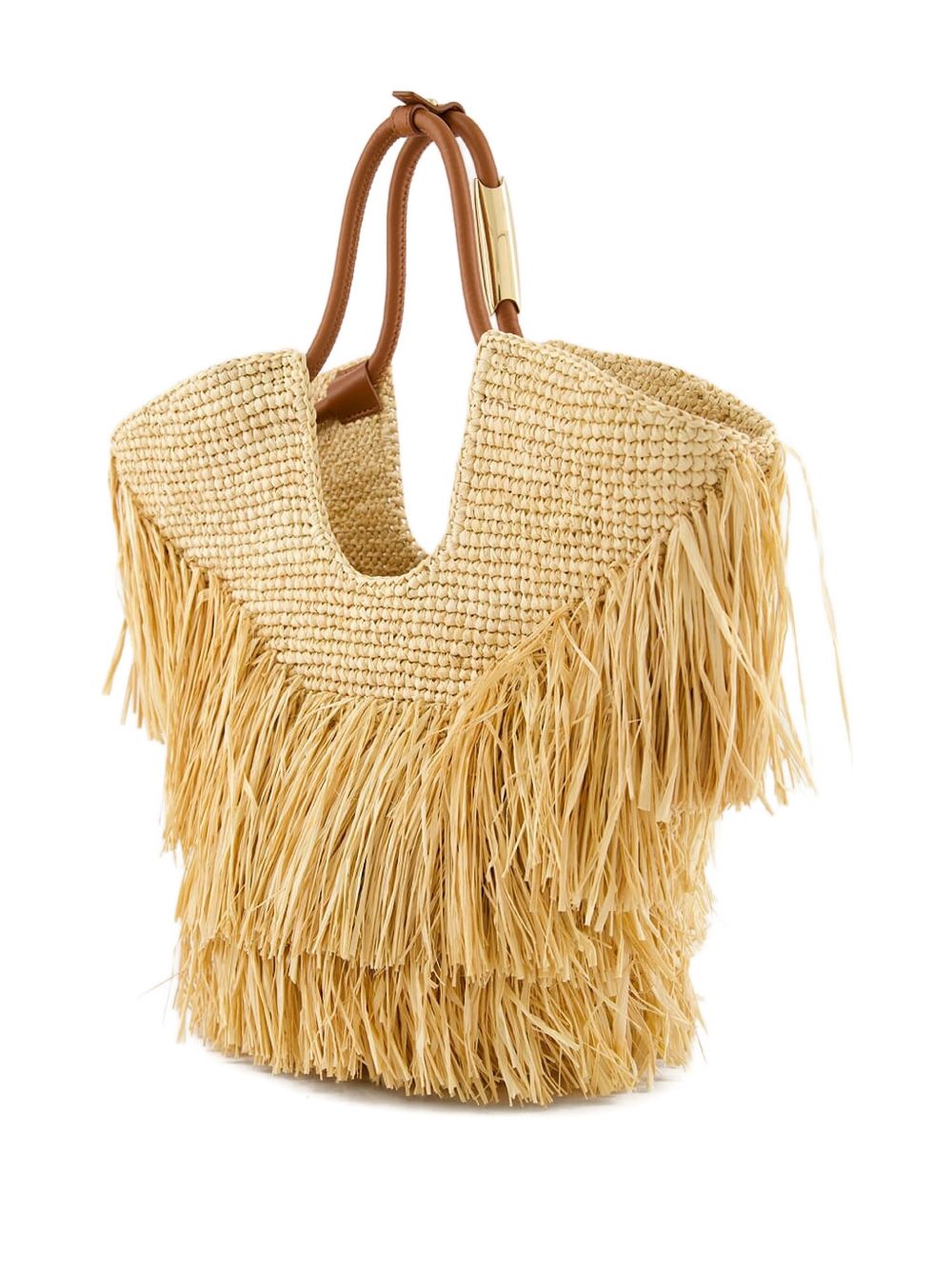 Zimmermann 032C Bags.. Beige raffia tote