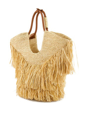 Zimmermann 032C Bags.. Beige raffia tote