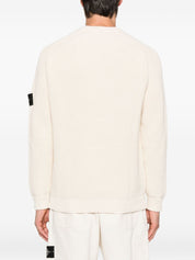 Stone Island Sweaters Ivory cotton crewneck
