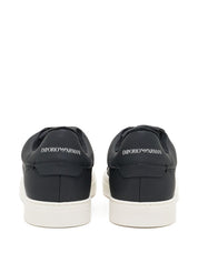 Emporio Armani Exclusive Sneakers — Black Leather