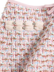 Jupes Valentino en tweed multicolore