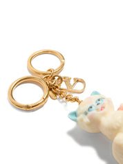 Valentino Garavani Keychains Golden Le Chat De La Maison
