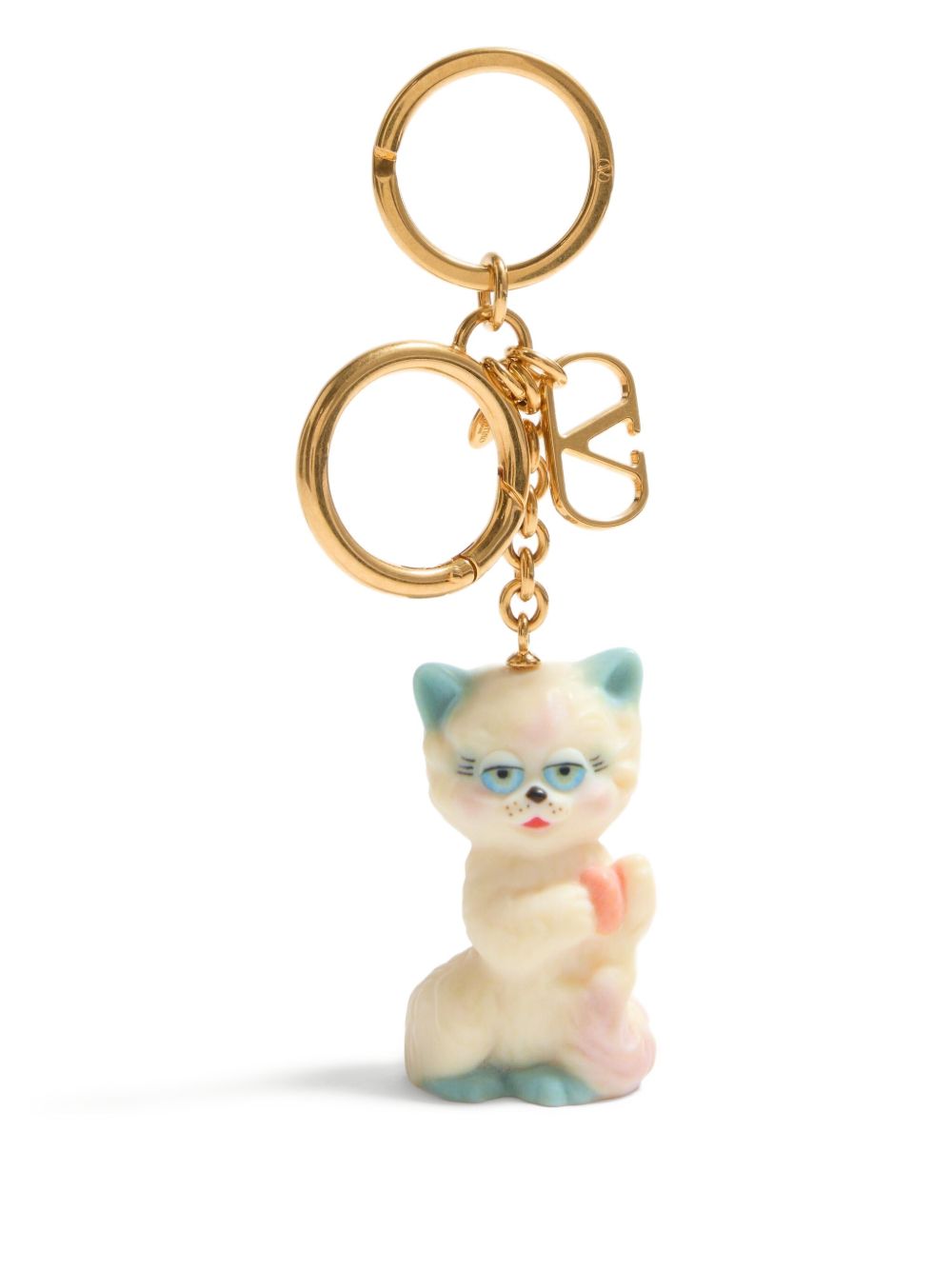 Valentino Garavani Keychains Golden Le Chat De La Maison